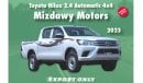 تويوتا هيلوكس TOYOTA HILUX 2.4L 4X4 D/C BSC(i) A/T DSL (export only)