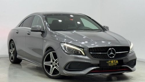 Mercedes-Benz CLA 250 Std 2.0L (221 HP) 2018 Mercedes Benz CLA250 AMG 4MATIC, Warranty, Full Service History, Low Kms, GCC