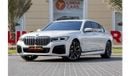 بي أم دبليو 730Li M Sport 2.0L BMW 730Li M-Sport 2021 GCC under Warranty with Flexible Down-Payment.