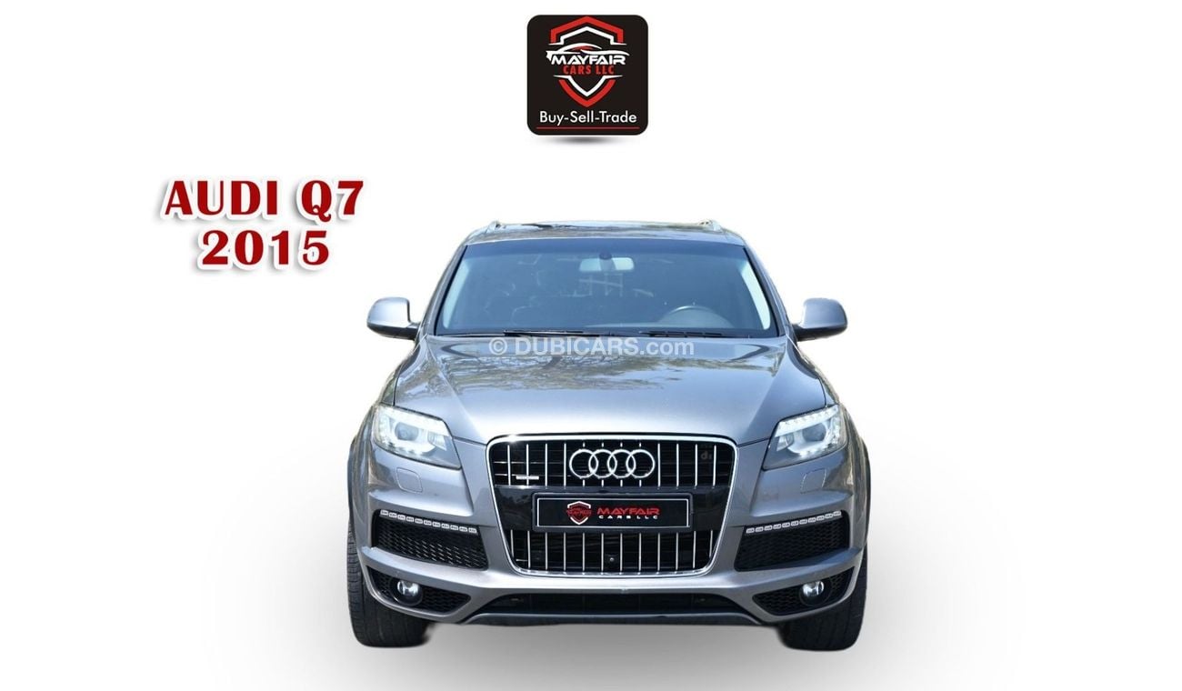 أودي Q7 0% DP  - FSH - AUDI Q7 S-LINE 3.0SC 2015 - FIRST OWNER - WELL MAINTAINED - GCC