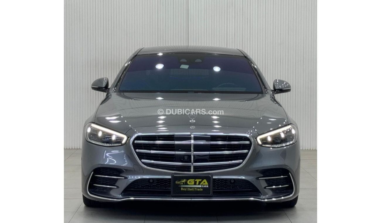 مرسيدس بنز S 500 4MATIC 3.0L 2021 Mercedes S500 4MATIC, One Year Warranty, Full Service History, GCC