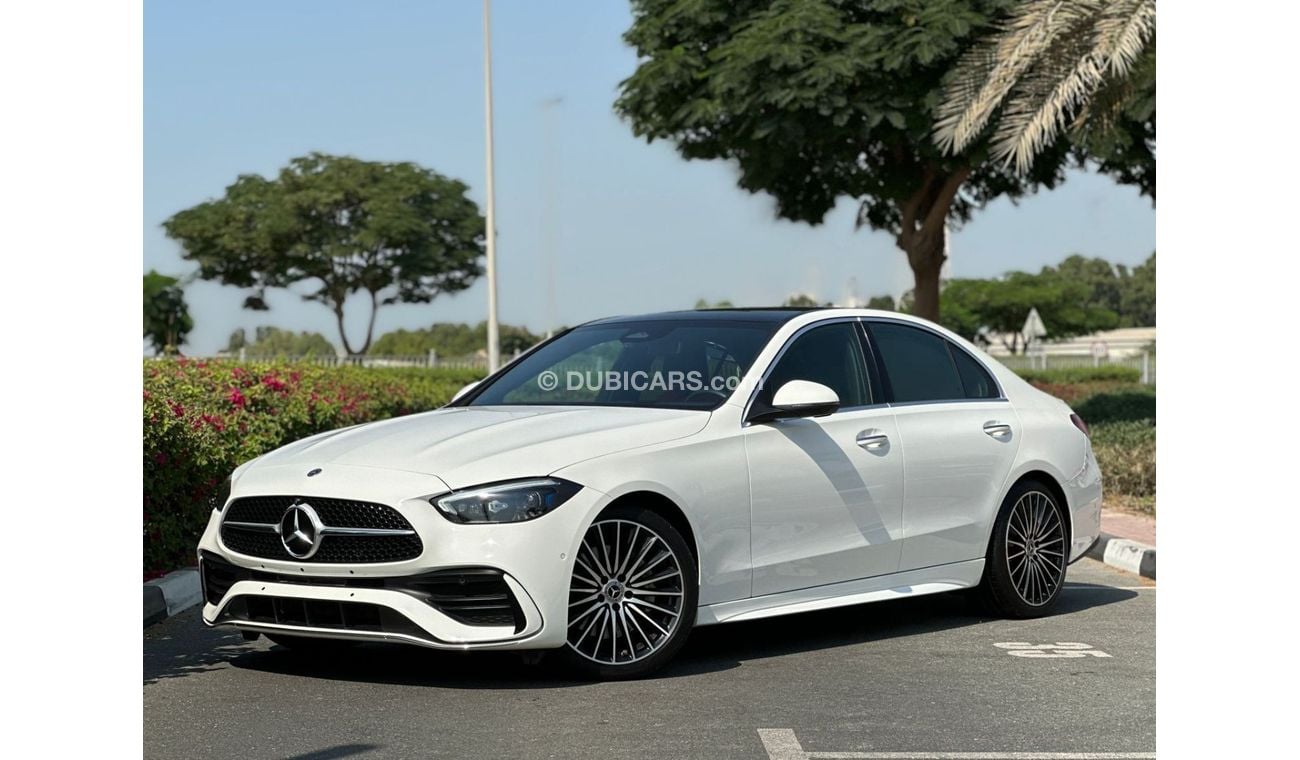 مرسيدس بنز C200 Mercedes Benz C 200 AMG / GCC / 2023 / Single Owner / Under Warranty From Mercedes Gargash / 3,877 D