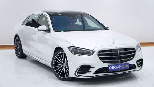 مرسيدس بنز S 500 4MATIC 3.0L Gargash 5-Year Warranty Service Contract | 2024 Mercedes-Benz S500 3.0TC+E V6