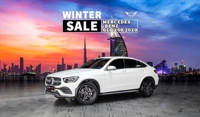 Mercedes-Benz GLC 200 Premium AED 2,500 P.M | 2020 MERCEDES-BENZ GLC 200 | UNDER WARRANTY | AMG KIT 2.0L