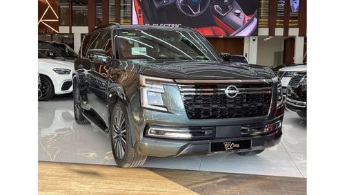 نيسان باترول PLATINIUM V6 FULL OPTION 2025 GCC DEALER WARRANTY AND SERVICES