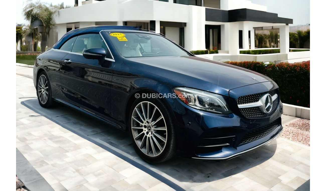 Mercedes-Benz C 300 Premium AED 2,160 PM | UNDER WARRANTY | LOW MILEAGE | MERCEDES C300 2021 CONVERTIBLE