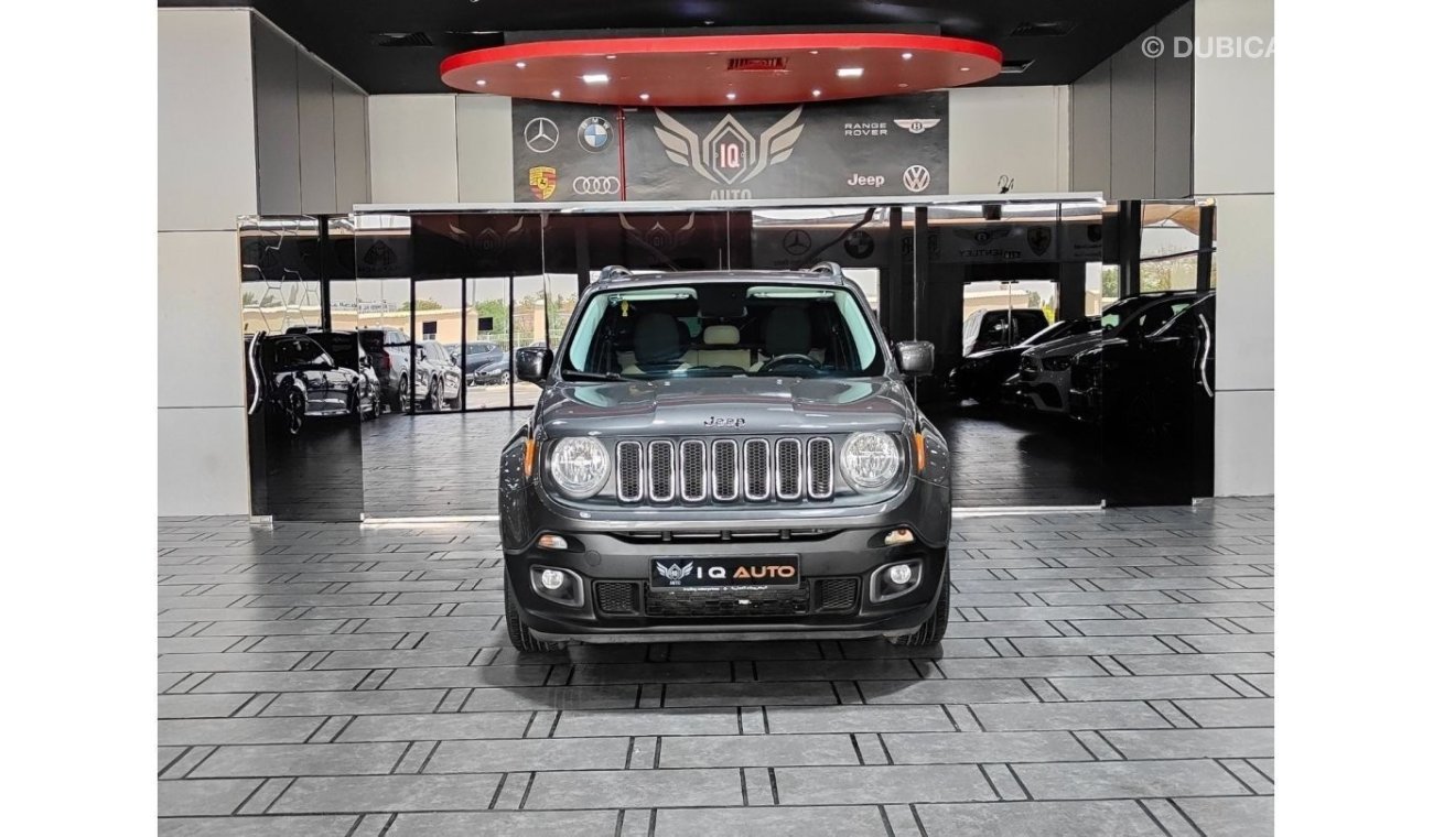 Jeep Renegade AED 850 P.M | 2017 JEEP RENEGADE MASTER LONGITUDE | UNDER WARRANTY | GCC | FULL PANORAMIC VIEW