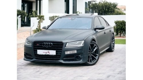 Audi S8 TFSI quattro Plus AED 2,880 EMI | AUDI | S-8 PLUS QUATRO | 2016 | 4.0L | FULL SERVICE HISTORY | 0% D