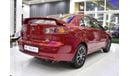 Mitsubishi Lancer EX EXCELLENT DEAL for our Mitsubishi Lancer EX ( 2016 Model ) in Red Color GCC Specs