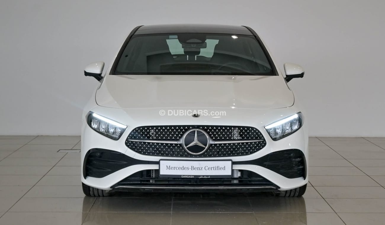 مرسيدس بنز A 200 VSB 33143 - Mercedes Benz A200 AMG Line - Gargash Warranty and Service Contract until 18/11/2028 or