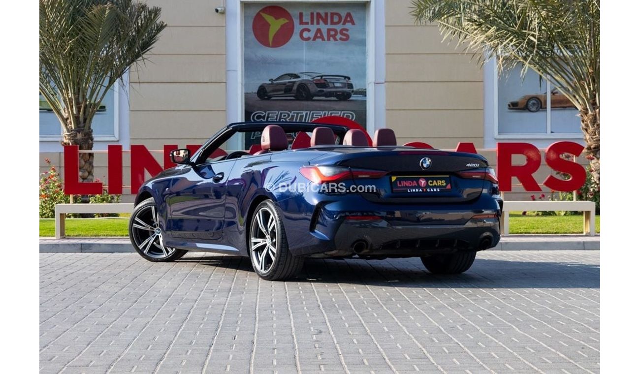 بي أم دبليو 420i M Sport 2.0L BMW 420i M-Sport Convertible 2022 GCC under Agency Warranty and Service Contract with F