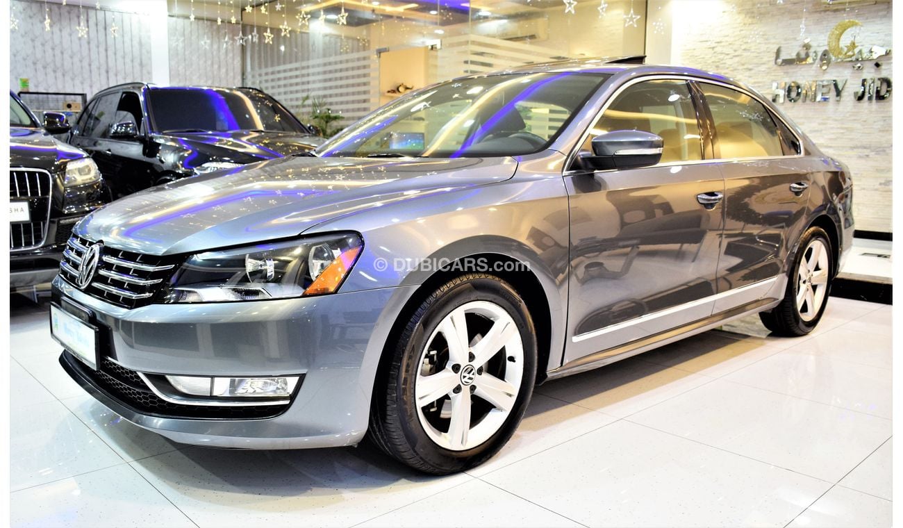 Volkswagen Passat ONLY 63000KM! AMAZING 2015 Model!! in Grey Color! GCC Specs