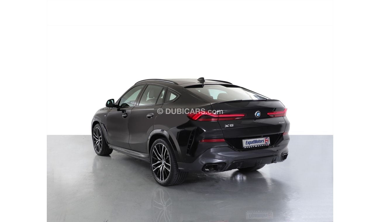 بي أم دبليو X6 40i M Sport 3.0L • 6,075x60 • 0% DP • 2023 • BMW Warranty + Service Contract