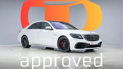 Mercedes-Benz S 63 AMG - AED 7,288 P/M - 2 Years Warranty