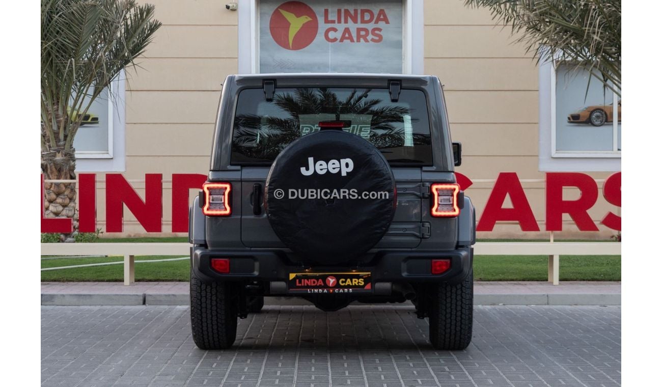 جيب رانجلر Unlimited Sahara 3.6L Jeep Wrangler Unlimited Sahara 2023 GCC under Agency Warranty with Flexible Do