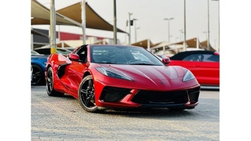 Chevrolet Corvette C8 | Monthly AED 4460/- | 0% DP | Big Screen | Paddle Shifters | Leather Seats | # 02419