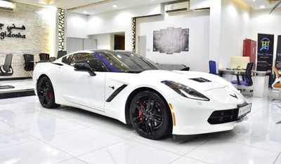 شيفروليه كورفت EXCELLENT DEAL for our Chevrolet Corvette C7 Stingray ( 2016 Model ) in White Color GCC Specs