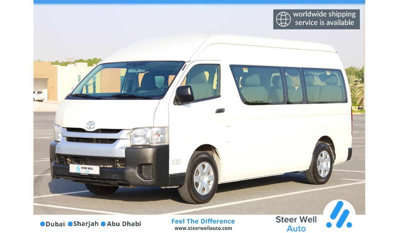 Toyota Hiace | 13 Seater | Passenger Van | Excellent Condition | GCC Specs