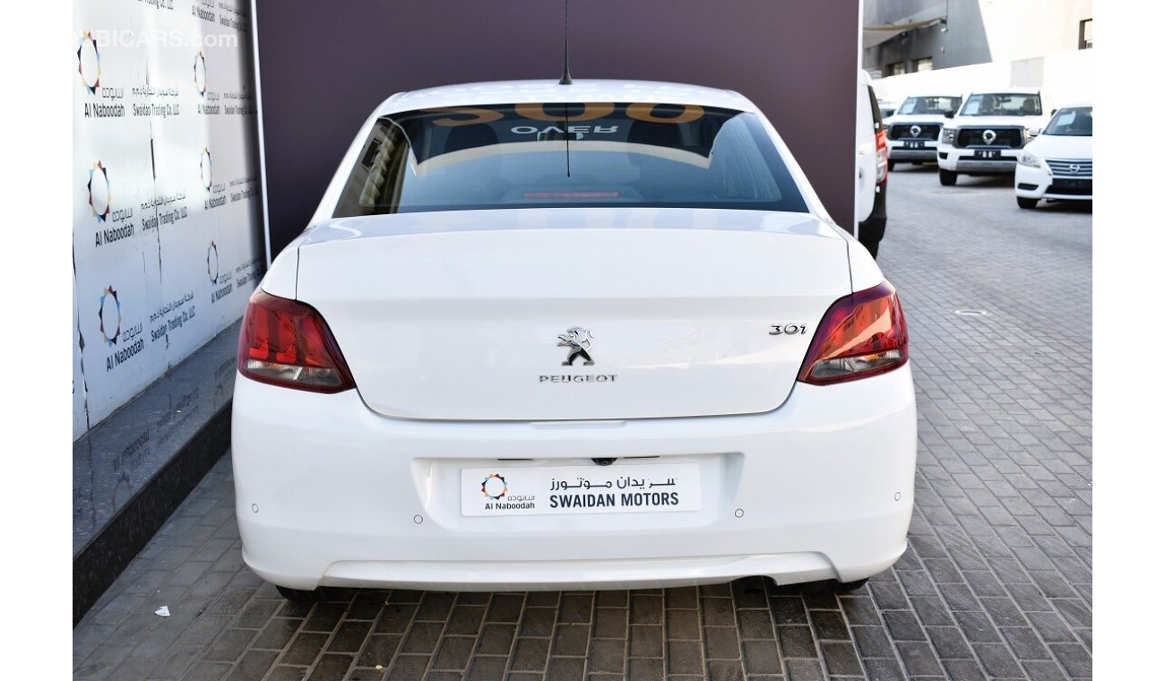 بيجو 301 AED 419 PM 1.6L ALLURE GCC DEALER WARRANTY