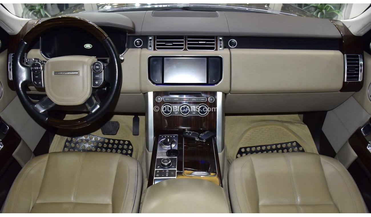 لاند روفر رانج روفر فوج إس إي سوبرتشارج EXCELLENT DEAL for our Range Rover Vogue SE Supercharged ( 2016 Model ) in Brown Color GCC Specs