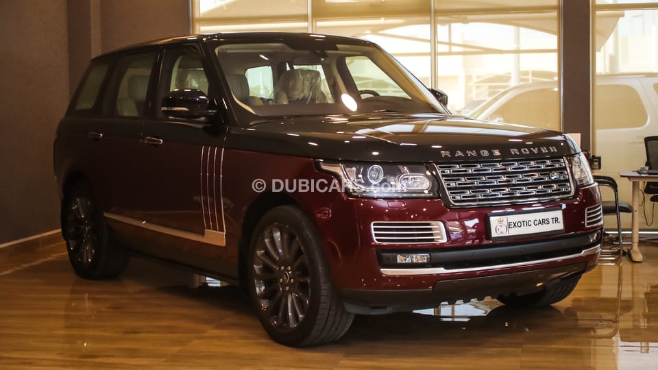 Land Rover Range Rover SVAutobiography for sale AED 425,000. Burgundy