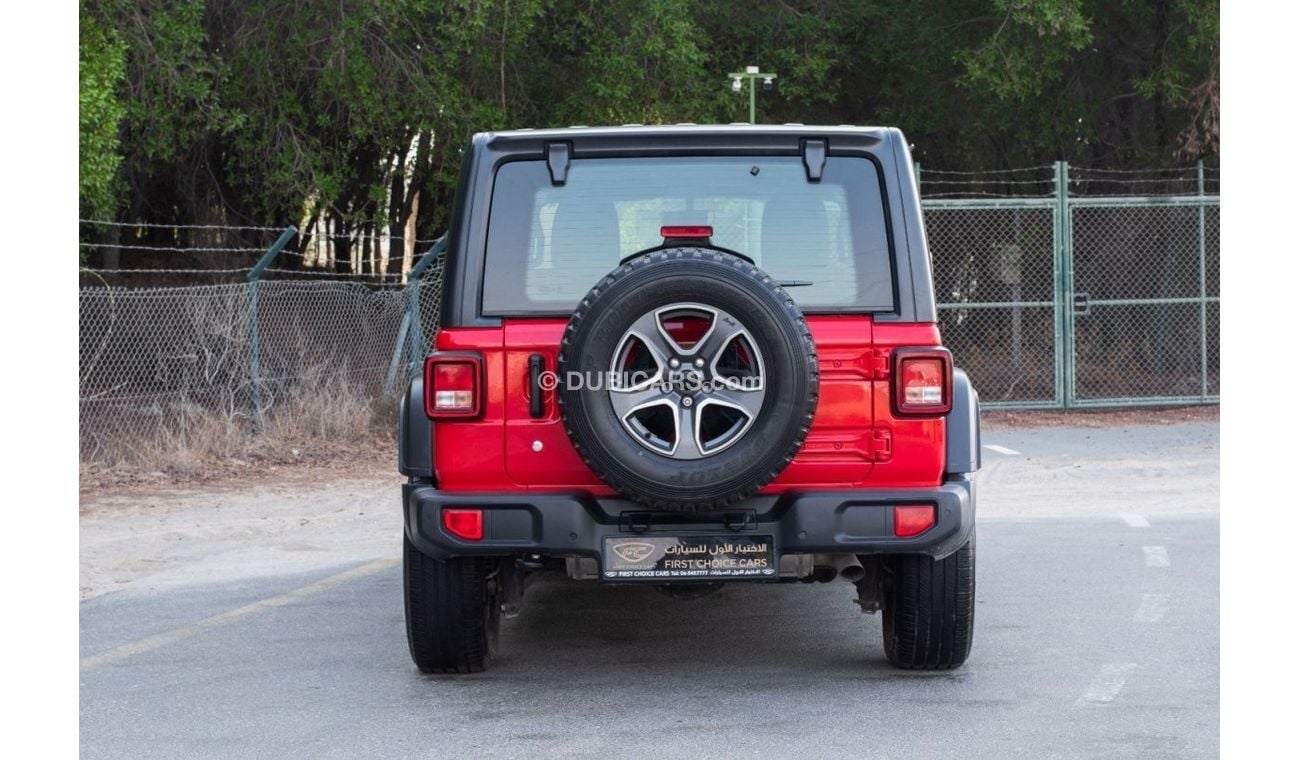 Jeep Wrangler Unlimited Sport AED 1,890/month 2019 | JEEP WRANGLER UNLIMITED | SPORT GCC | FULL JEEP SERVICE HISTO