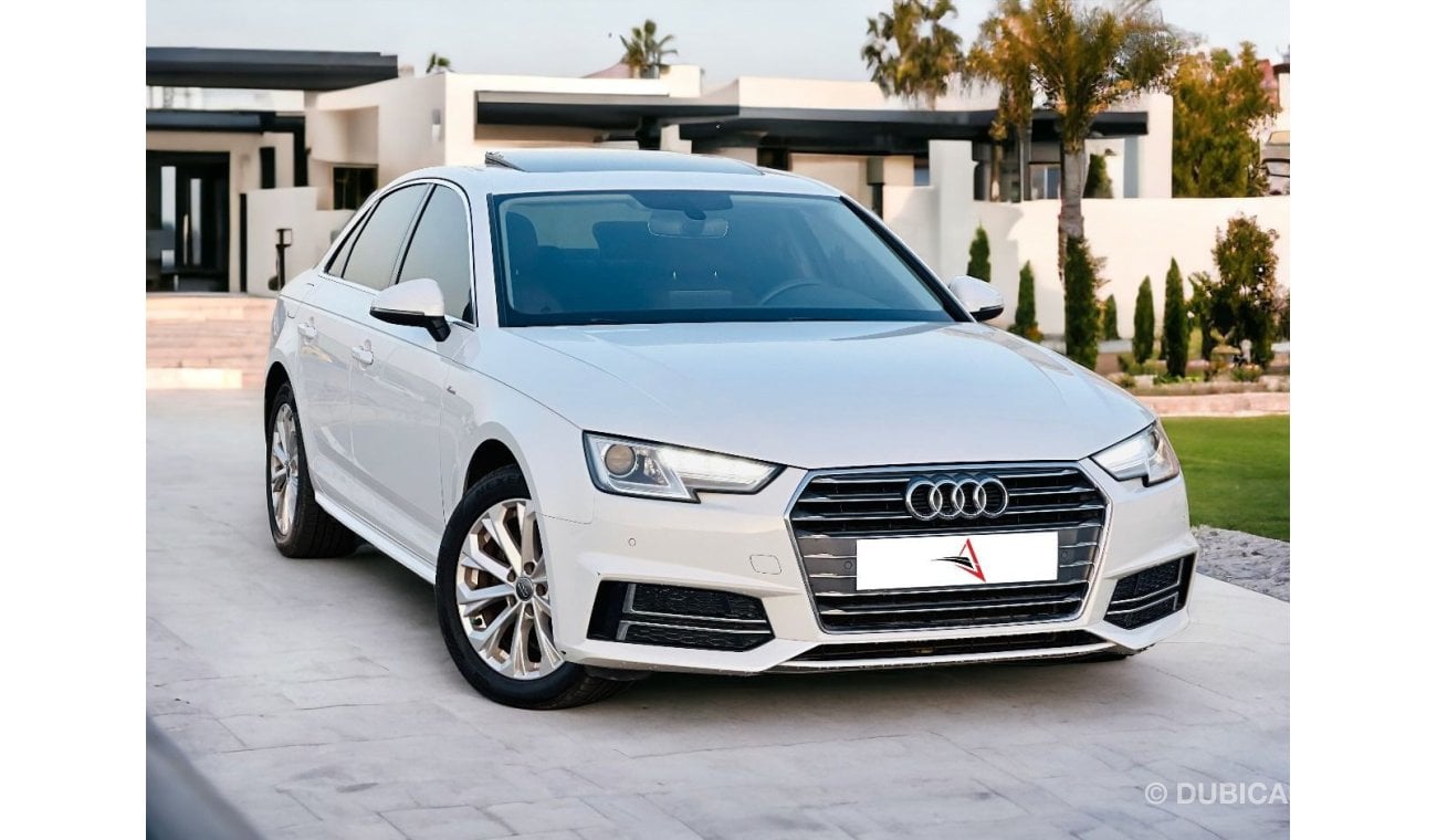 Audi A4 30 TFSI Design S Line & Sports Package AED 880 PM | FIRST OWNER | Audi A4 S-LINE 2018 | FULL SERVICE