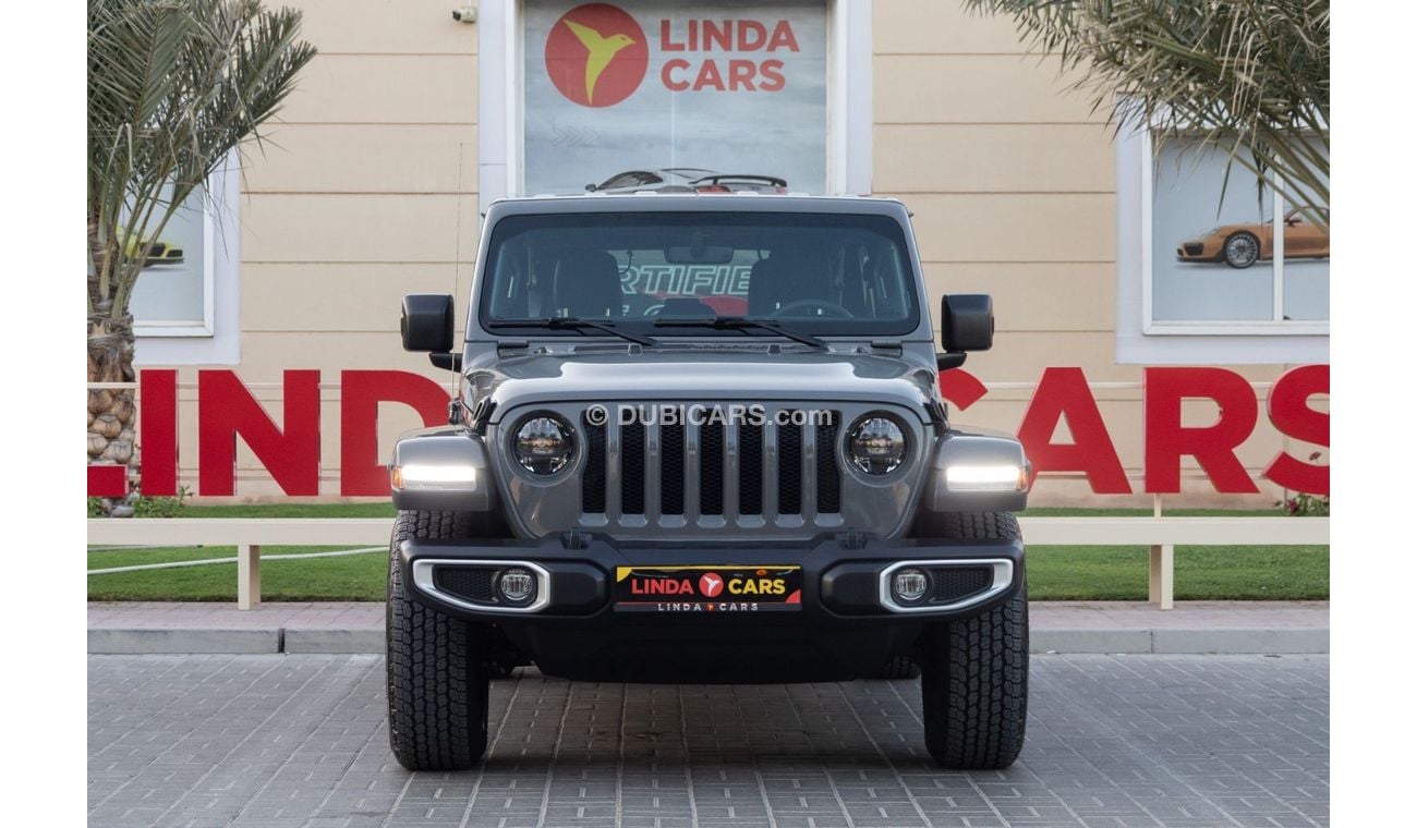 جيب رانجلر Unlimited Sahara 3.6L Jeep Wrangler Unlimited Sahara 2023 GCC under Agency Warranty with Flexible Do