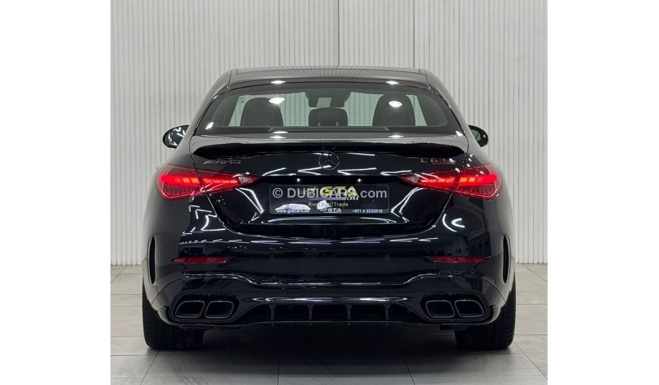 Mercedes-Benz C 63S AMG 2024 Mercedes Benz C63s E Performance, 5 Years Mercedes Warranty, 3 Years Mercedes Service Pack, GCC