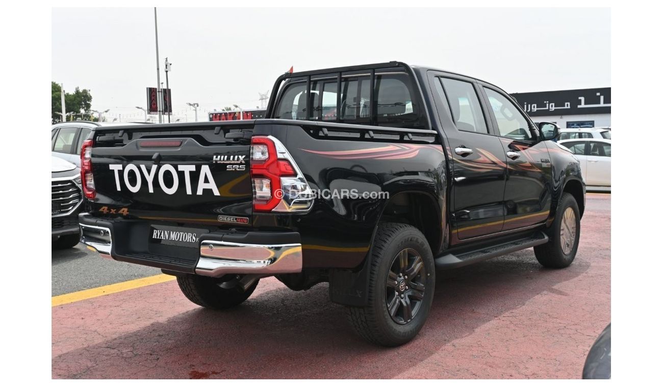 تويوتا هيلوكس Toyota Hilux SR5 2.4L Diesel Automatic, Double Cab,  Color Black , Model 2023