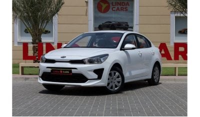 كيا ريو Kia Rio 2021 GCC under Agency Warranty with Flexible Down-Payment.