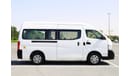 Nissan Urvan NV350 | 13 Seater Passenger Van | Excellent Condition | GCC