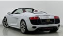 Audi R8 2012 Audi R8 Quattro V10 Spyder, Full Service History, Very Low Kms, GCC Specs