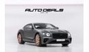 Bentley Continental GT 6.0L W12 (626 HP) Speed W12 | GCC | Brand New | Fully Loaded | 6.0L W12