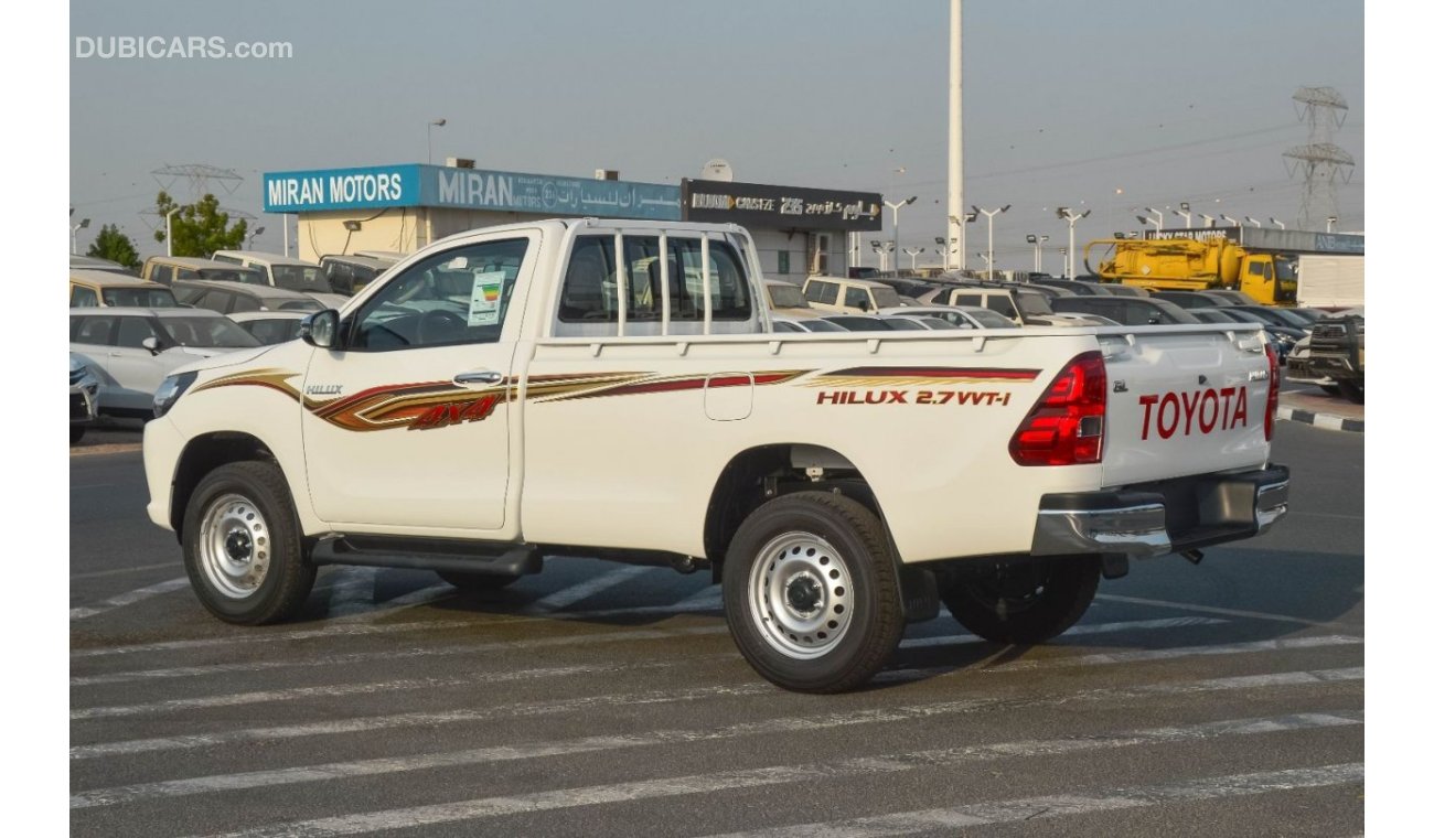 تويوتا هيلوكس TOYOTA HILUX GL 2.7L 4WD MT SINGLE CAB PICKUP 2024