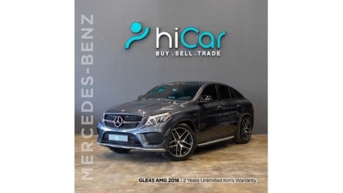 Mercedes-Benz GLE 43 AMG AED 2,585pm • 0% Downpayment •GLE 43 AMG Coupe • 2 Years Warranty!