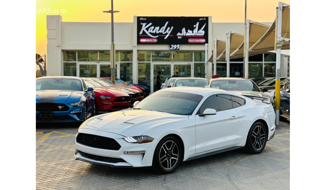 Ford Mustang EcoBoost MONTHLY 1180/- AED | 0% DP | Blind Spot | Touch Screen | Leather Seats | Paddle Shifters | 