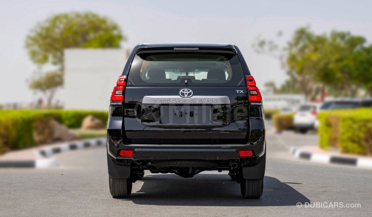 تويوتا برادو TX 2.7L PETROL TIRE UNDER: WITH SUNROOF, DIFF LOCK, COOL BOX, KEYLESS ENTRY