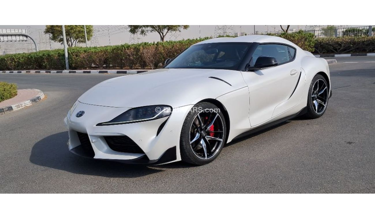 تويوتا سوبرا SUPRA 2020 GR V6 3.0L TURBOCHAGERED GCC SERVICE+ WARRANTY AL FUTTAIM, TOP OPTION ORGINAL PAINT 100%