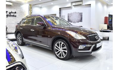 Infiniti QX50 EXCELLENT DEAL for our Infiniti QX50 ( 2017 Model ) in Burgundy Color GCC Specs