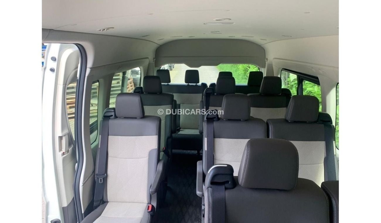 تويوتا هاياس 2024 Toyota Hiace GL 14-Seater High-Roof Full-Option 2.8L 4-Cyl Diesel M/T RWD Only For Export