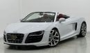 أودي R8 2012 Audi R8 Quattro V10 Spyder, Full Service History, Very Low Kms, GCC Specs