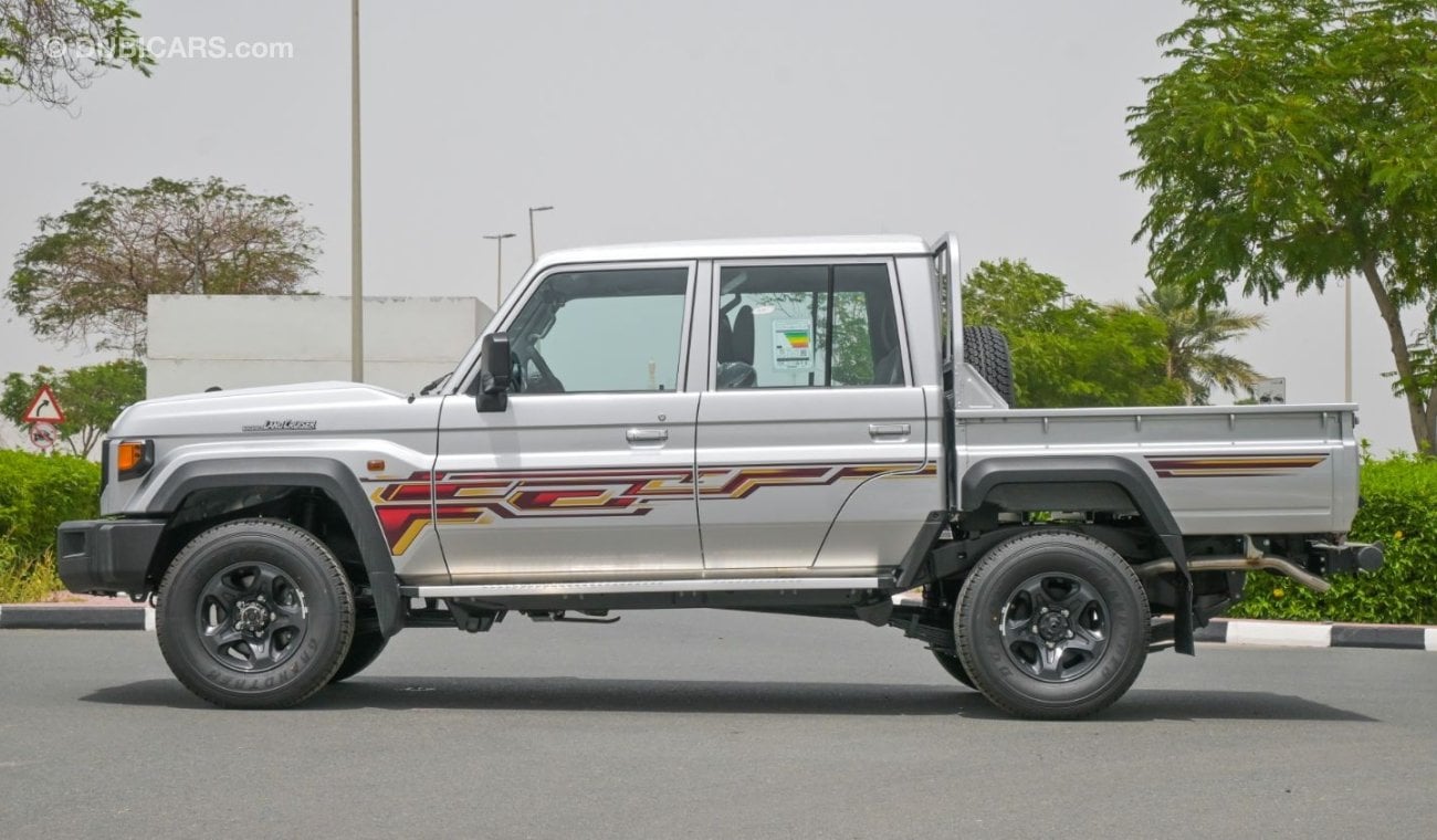 تويوتا لاند كروزر 70 Toyota Land Cruiser LC79 D/C T/Diesel V - Silver - 2024 Brand New for Export