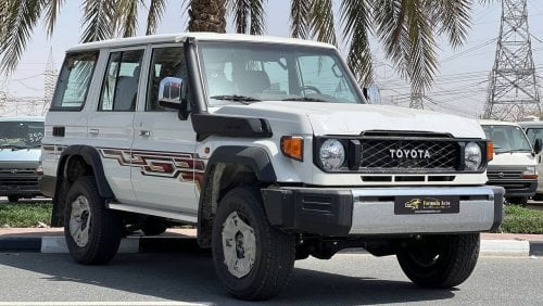 Toyota Land Cruiser Hard Top LC76 4.0L PTR M/T // 2024 // HIGH OPTION WITH DVD & BACK CAMERA , POWER WINDOWS , COOL BOX // SPECIA