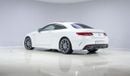 Mercedes-Benz S 560 Coupe AMG Line 4Matic - AED 5,912 P/M - 2 Years Warranty