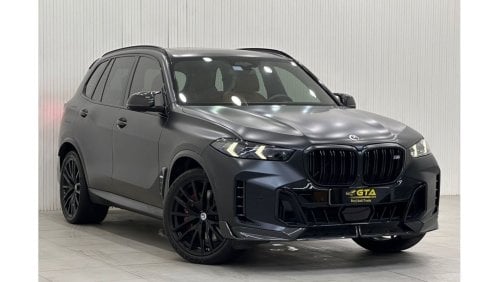 BMW X5M 2024 BMW X5 M60i xDrive, Jul 2028 AGMC Warranty + Service Contract, AGMC Full Service History, GCC