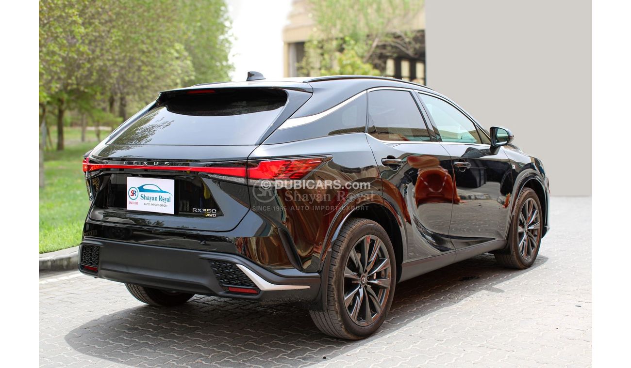 لكزس RX 350 LHD 2.4L GASOLINE F-SPORT 3 AT 24MY