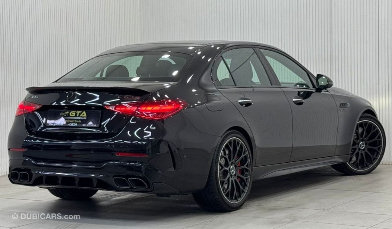 مرسيدس بنز C 63S AMG 2024 Mercedes Benz C63s E Performance, 5 Years Mercedes Warranty, 3 Years Mercedes Service Pack, GCC