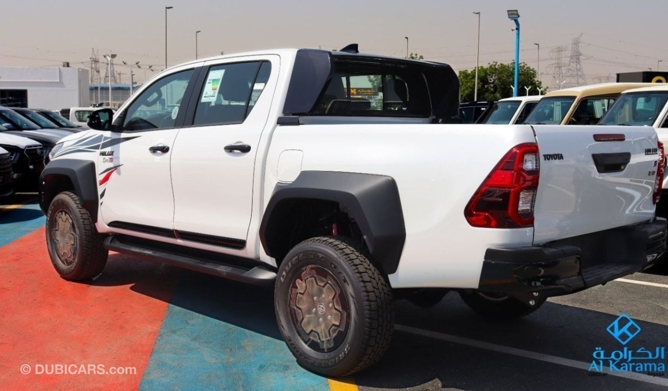 Toyota Hilux 2024 TOYOTA HILUX 2.8L D-4D GR Sport 4WD  Full Option, Black Top GCC Saudi  Interior: 4 Door 5 Seate