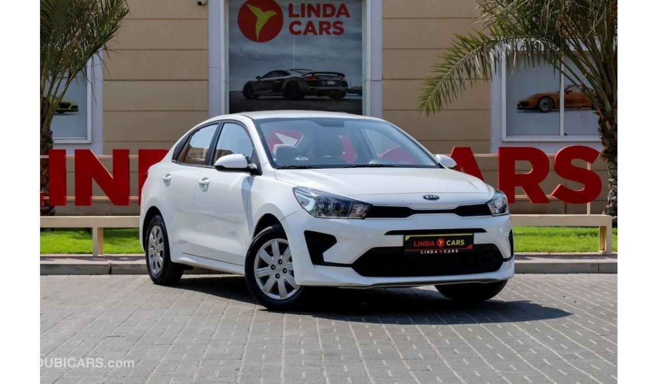 كيا ريو Kia Rio 2021 GCC under Agency Warranty with Flexible Down-Payment/ Flood Free.